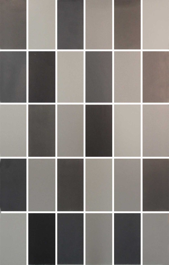 Affinity Dark Black Mosaic Mix Wall Tile 270 X 420mm