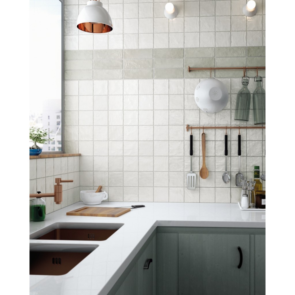 Era Lustre White Gloss Wall Tile 100x100mm | N&C Tiles and ...