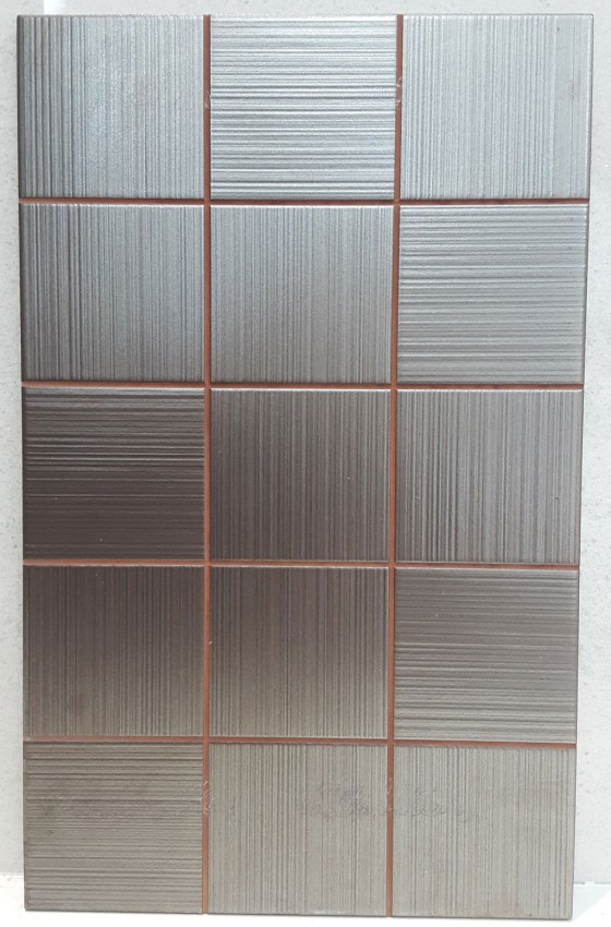 NB1981 Gallery Metal Mosaic Wall Tile 250x400mm - 8.6m²