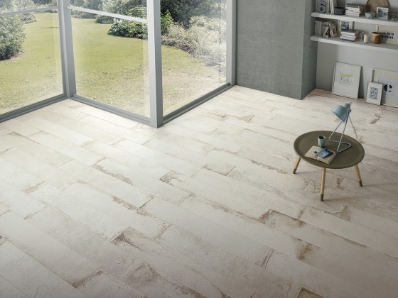 Eclipse White Opal Natural Porcelain Wall & Floor Tile 200x1200mm