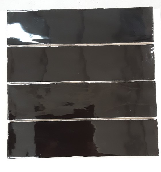 NB19964 Flow Black Wall Tile 75x300mm - 5m²