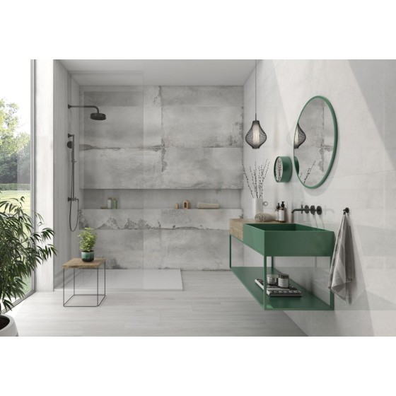 Industry Off White Lapato Porcelain Floor and Wall Tile 600x1200mm