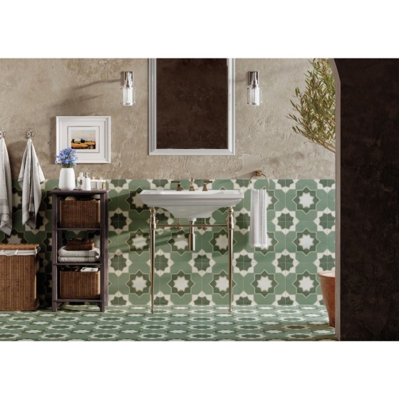 Waterford Olive Porcelain Floor and Wall Tile 330x330mm