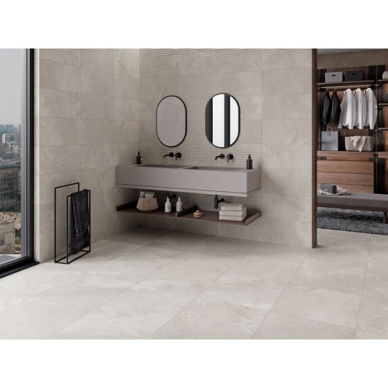 Abode Cream Natural Porcelain Wall Tile 300x600mm