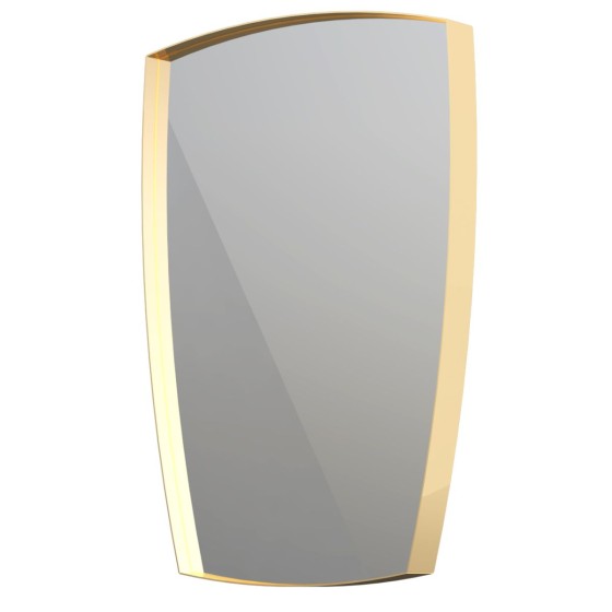 	image of Wimborne Framed Bathroom Mirror 50cm Gloss Gold