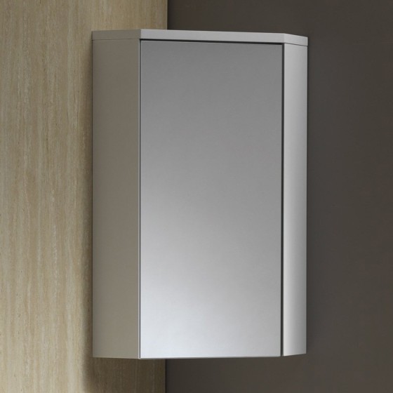 QX ichmond Corner Mirror Cabinet 321x650x321mm 