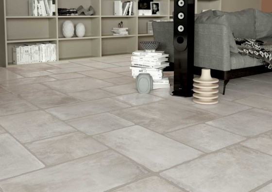 Tuscan Flagstones Cotto White Floor and Wall Tile 300x300mm