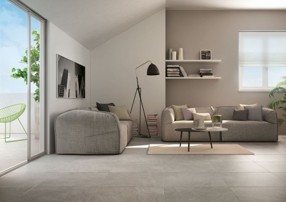 Surface Light Grey In Rectified Wall & Floor Tile