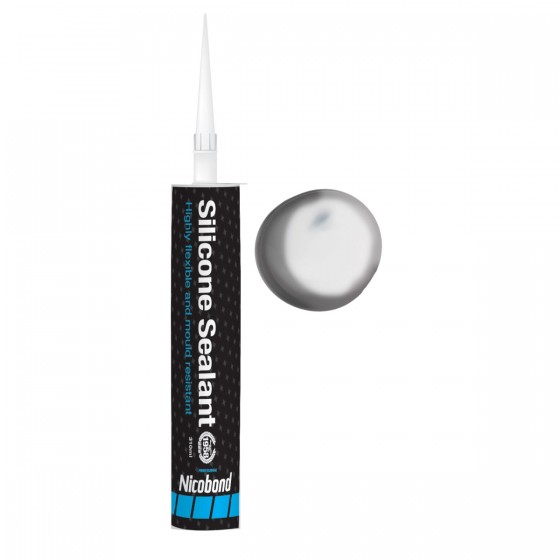 Nicobond Silicone Sealant Clear 310ml