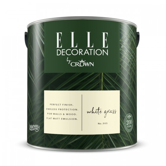 Crown Elle Decoration Flat Matt White Grass No.305 2.5lt