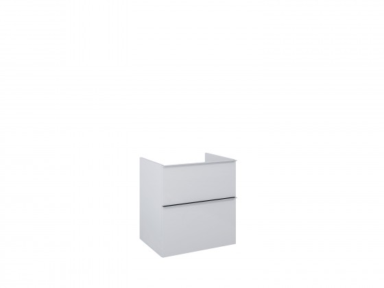 Look Modular Wall Hung Base Unit 60cm 2 Drawer Matt Stone