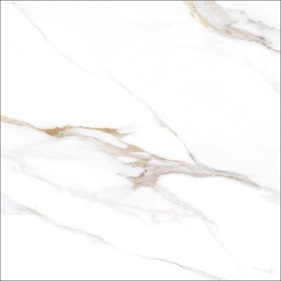 Calacatta Gold Polished Porcelain Floor and Wall Tile 600x600mm