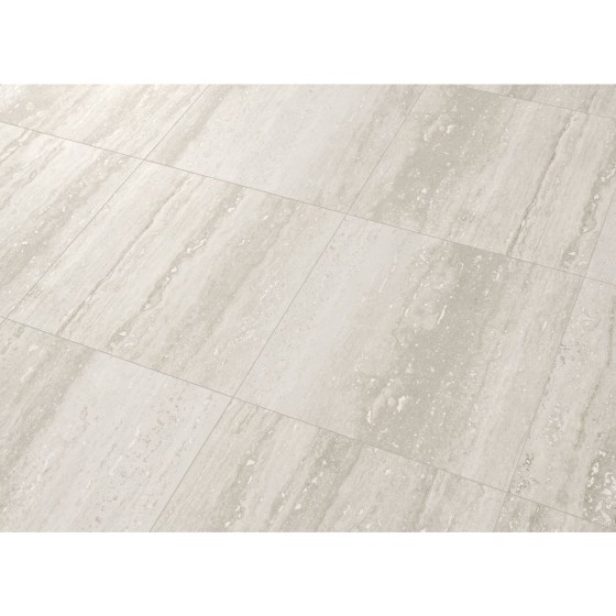 Pure Travertine Grey Porcelain Floor Tile 600x600mm