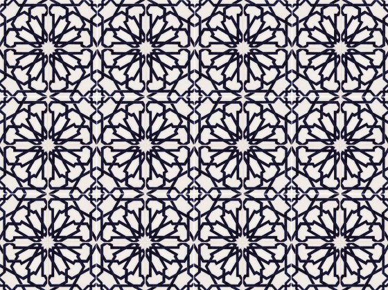 Moorish Hand Painted Agadir Ceramic Wall Tile 140x140mm