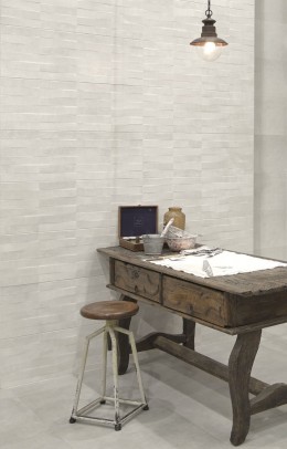 Touch White Décor Ceramic Wall Tile 300x600mm