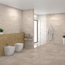 Future Stone Bone Ceramic Floor and Wall Tile 450x450mm