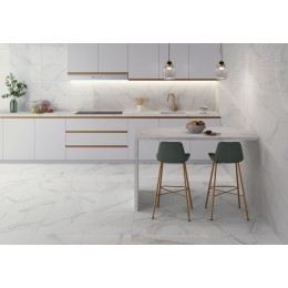 Capri White Marble Ceramic Wall Tile 300x600mm