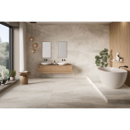 Hardwick White Natural Porcelain Floor and Wall Tile 750x1500mm