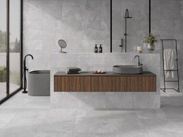 Abode Grey Natural Ceramic Wall Tile 300x600mm