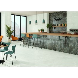 Whisper Black Polished Porcelain Floor and Wall Tile 600x1200mm