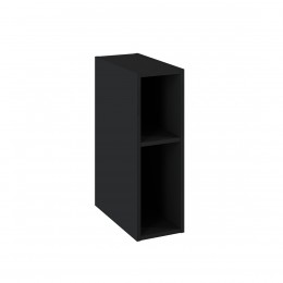 Look Modular Wall Hung Double Open Unit 20cm Matt Black