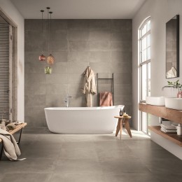 Garda Taupe Grey Rectified Porcelain Floor and Wall Tile 300x600mm