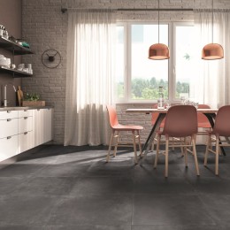 Garda Dark Grey Rectified Porcelain Floor and Wall Tile 600x600mm