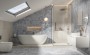 Patterned --and-- Statement Blue/Purple Large Format Over 600x600 Porcelain for Wall/Floor; Finish - Matt