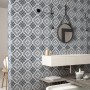 Patterned --and-- Statement Blue/Purple Small Format 150x150 - 250x400 Porcelain for Wall/Floor; Finish - Matt
