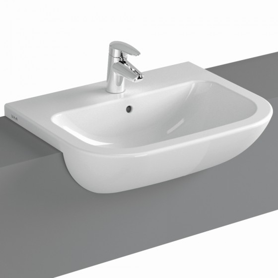 Embrace Semi Countertop Basin - 2 Tap Hole 550