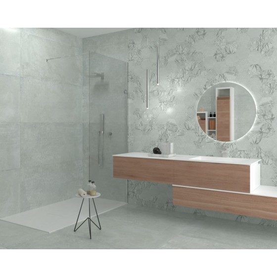 Utopia Silver Porcelain Wall and Floor Tile 600x1200mm