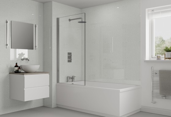 Multipanel Classic Shower Panel White Snow (9923) 2400 X 1200 X 11mm Unlipped