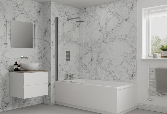 Multipanel Linda Barker Shower Panel Bianca Luna (3421) 2400 X 900 X 11mm Hydrolock