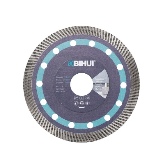 Bihui Super Thin Wet & Dry Diamon Cutting Blade 115mm BU-DCBN115