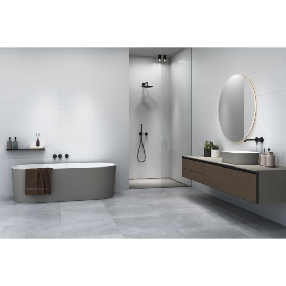 Simplex White Ceramic Wall Tile 310x610mm