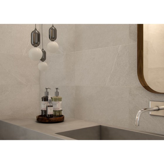 Ridge Grey Ceramic Wall Tile 310x610mm