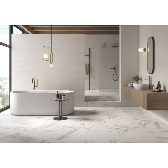 Miramar Gold Marble Porcelain Floor and Wall Tile 608x608mm