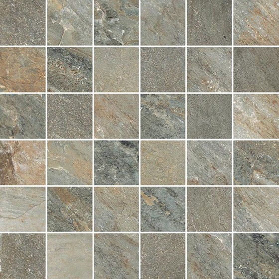 Mansion Grey Mosaic Porcelain Floor and Wall Tile 300x300mm