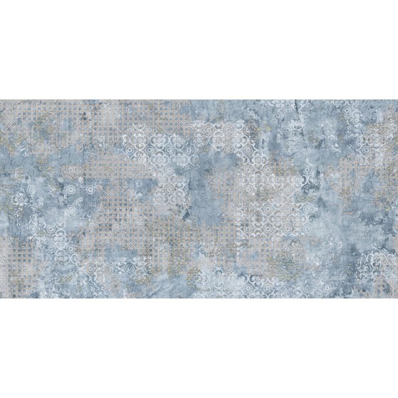 Rug Blue Porcelain Floor and Wall Tile 500x1000mm