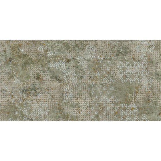 Rug Green Porcelain Floor and Wall Tile 500x1000mm