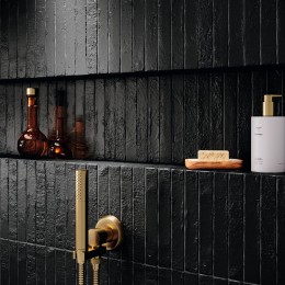 Symphony Coal Matt Ceramic Wall Tile 38x235mm