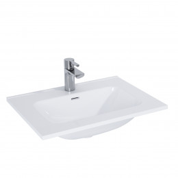 Look Ceramic 600mm 1 Taphole Wash Basin 15mm Thick