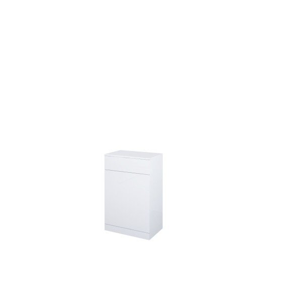 image of Sense Gloss White 50cm Toilet Unit 32cm Deep (Cistern Not Included)