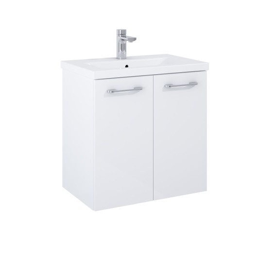 image of Appeal 60cm 2 Door Bathroom  Basin Sink White