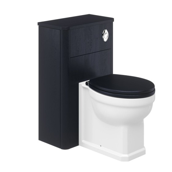 image of Heritage 500 Back To Wall Toilet Indigo Ash