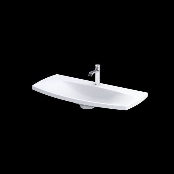 image of Wimborne 1 Tap Hole Bathroom Basin And SInk 102cm Matt