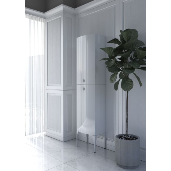 image of Wimborne Front Legs To Suit 47cm Unit Pack Of 2 Gloss White