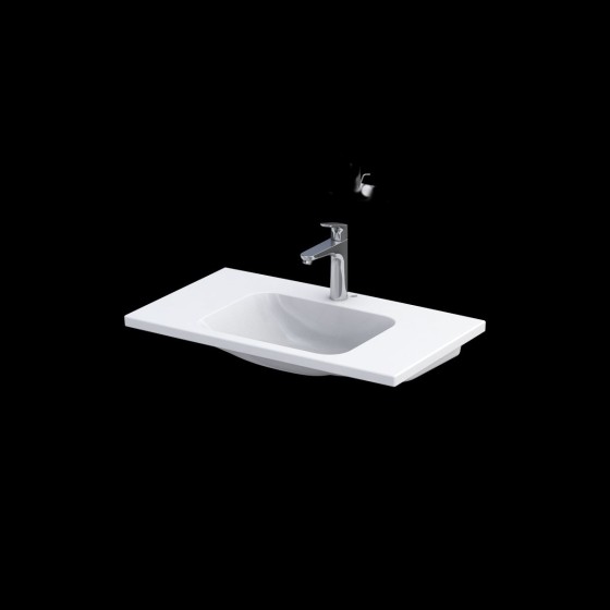 image of Rectory/Enchant 1 Tap Hole Bathroom Basin And SInk 80cm