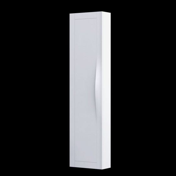 image of Enchant Wall Mounted 1 Door Bathroom Cabinet 40cm Matt White