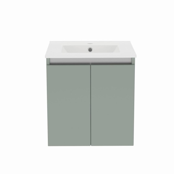 image of Gloucester 50cm Toilet Unit Inc Countertop Grey Mist